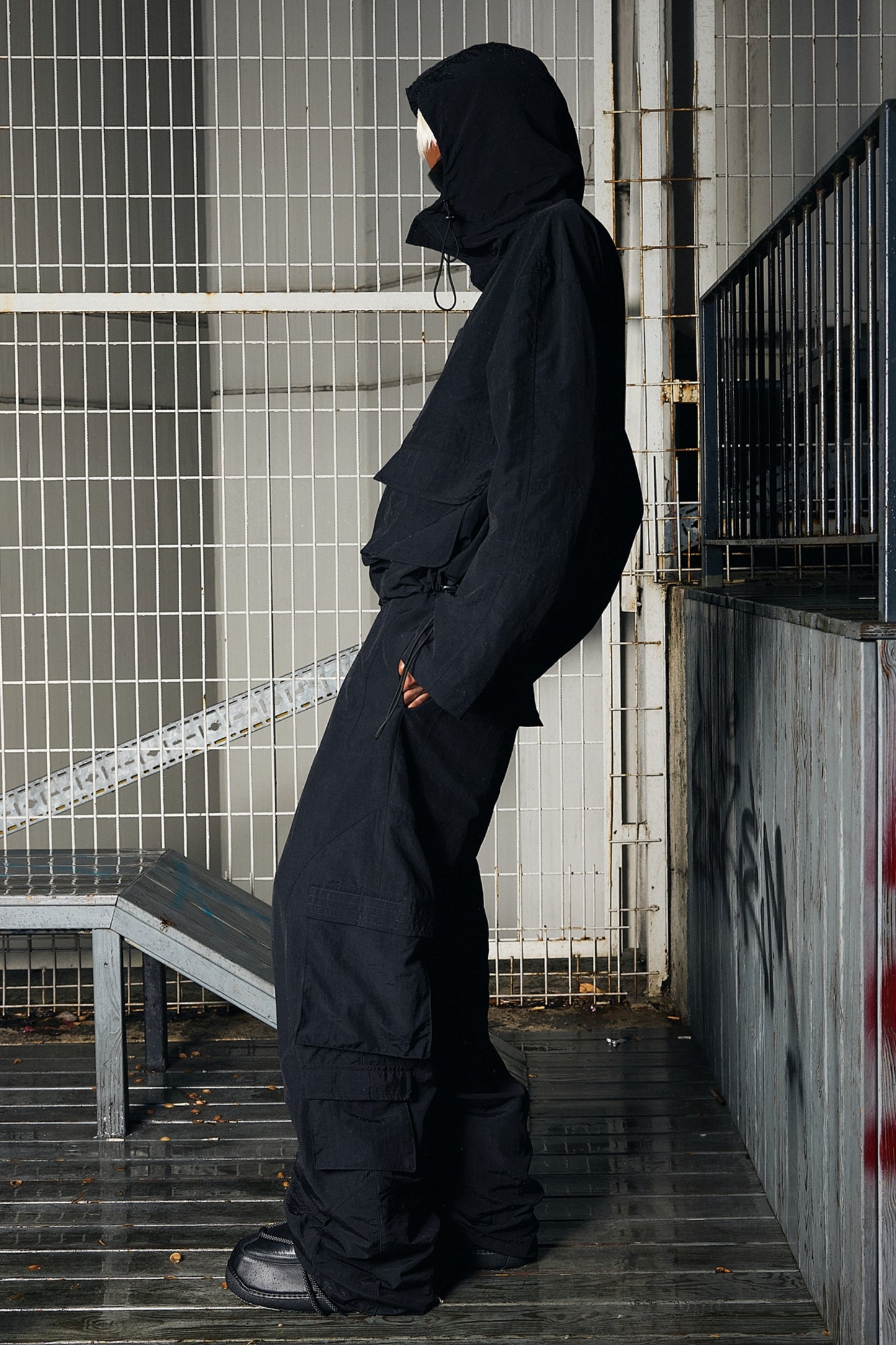 Nylon Cargo Jacket & Pants 02 SET