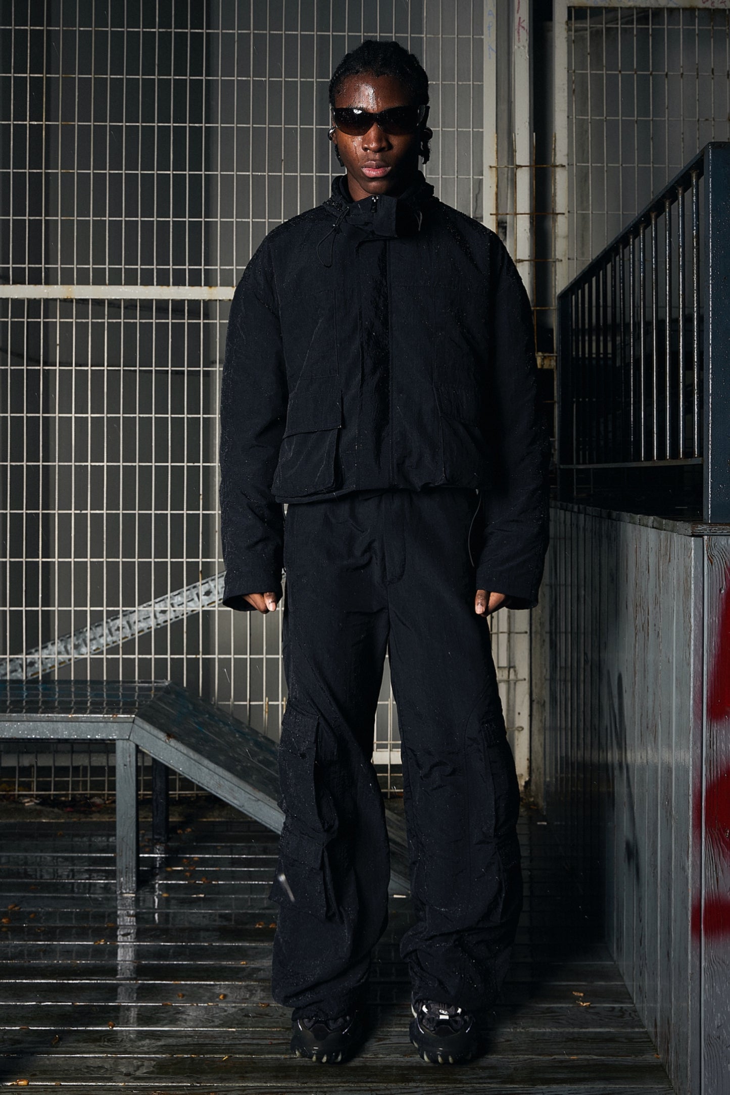 Nylon Cargo Jacket & Pants 02 SET