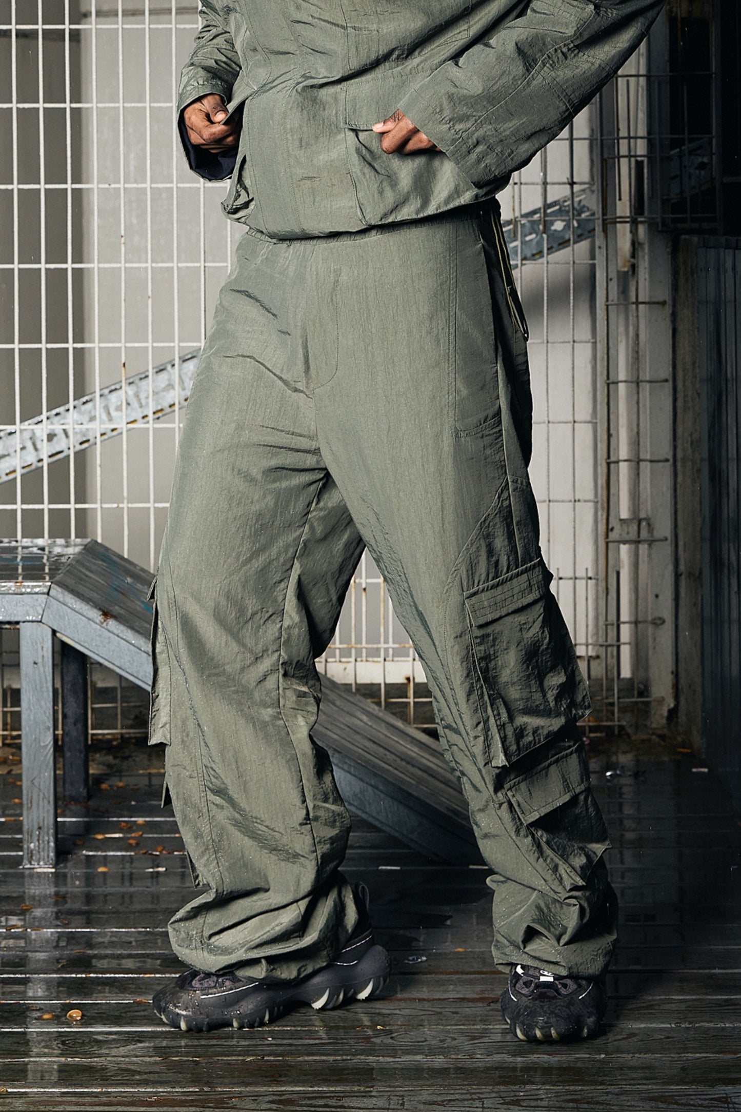 Spectre 01 Nylon Cargo Pants